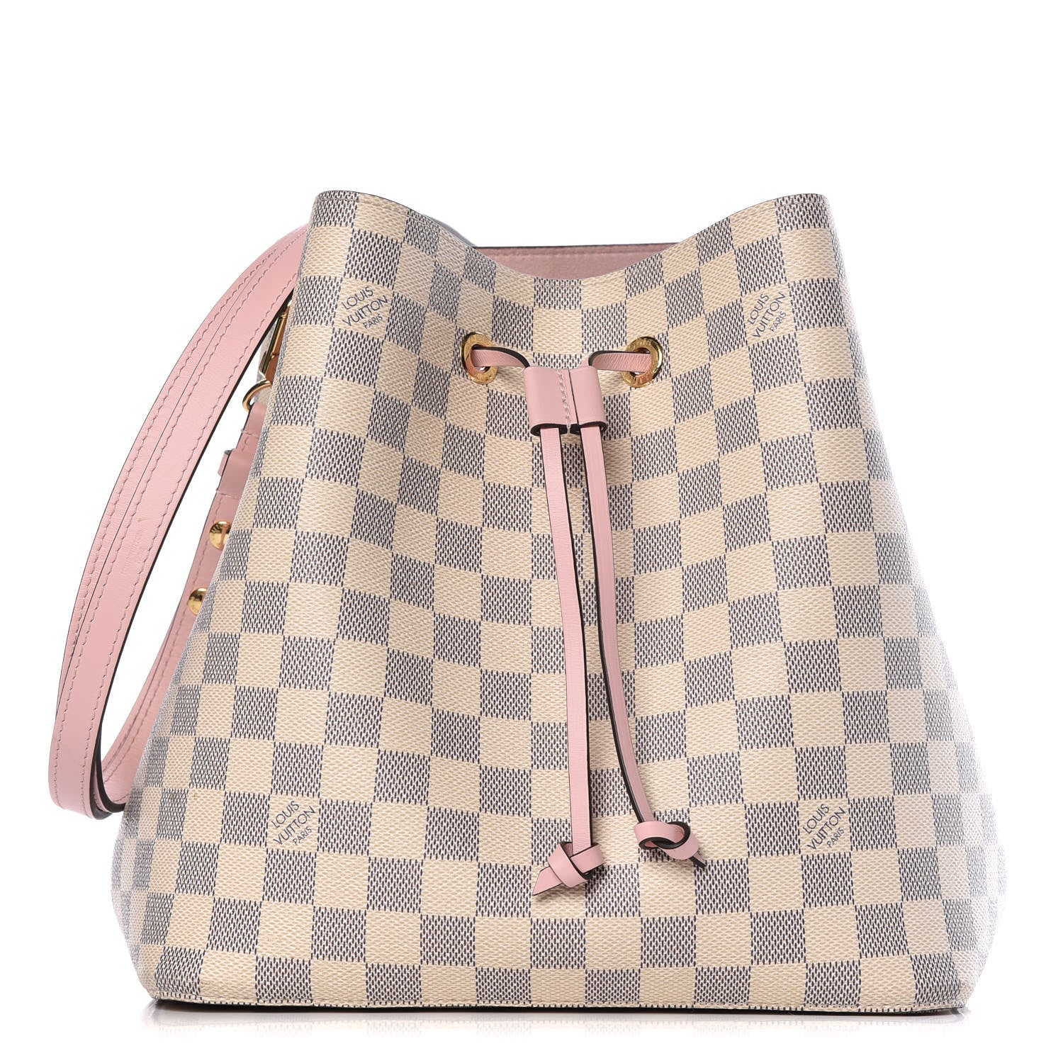 Louis Vuitton Damier Azur Neonoe MM Eau De Rose 1 of 10