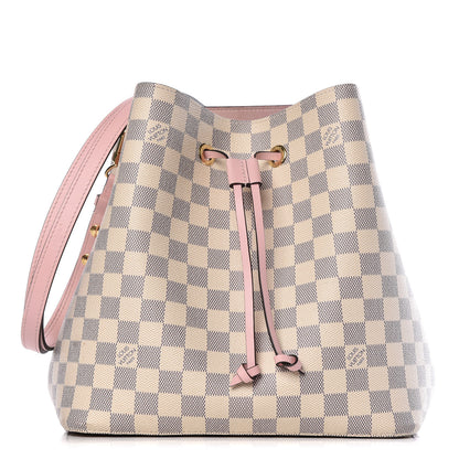 Louis Vuitton Damier Azur Neonoe MM Eau De Rose 1 of 10