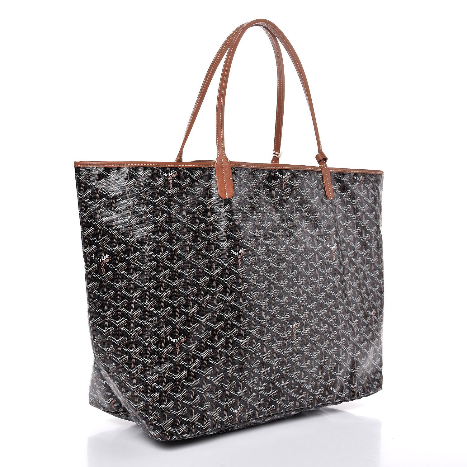 Goyard Goyardine Saint Louis GM Black Gold 4 of 8