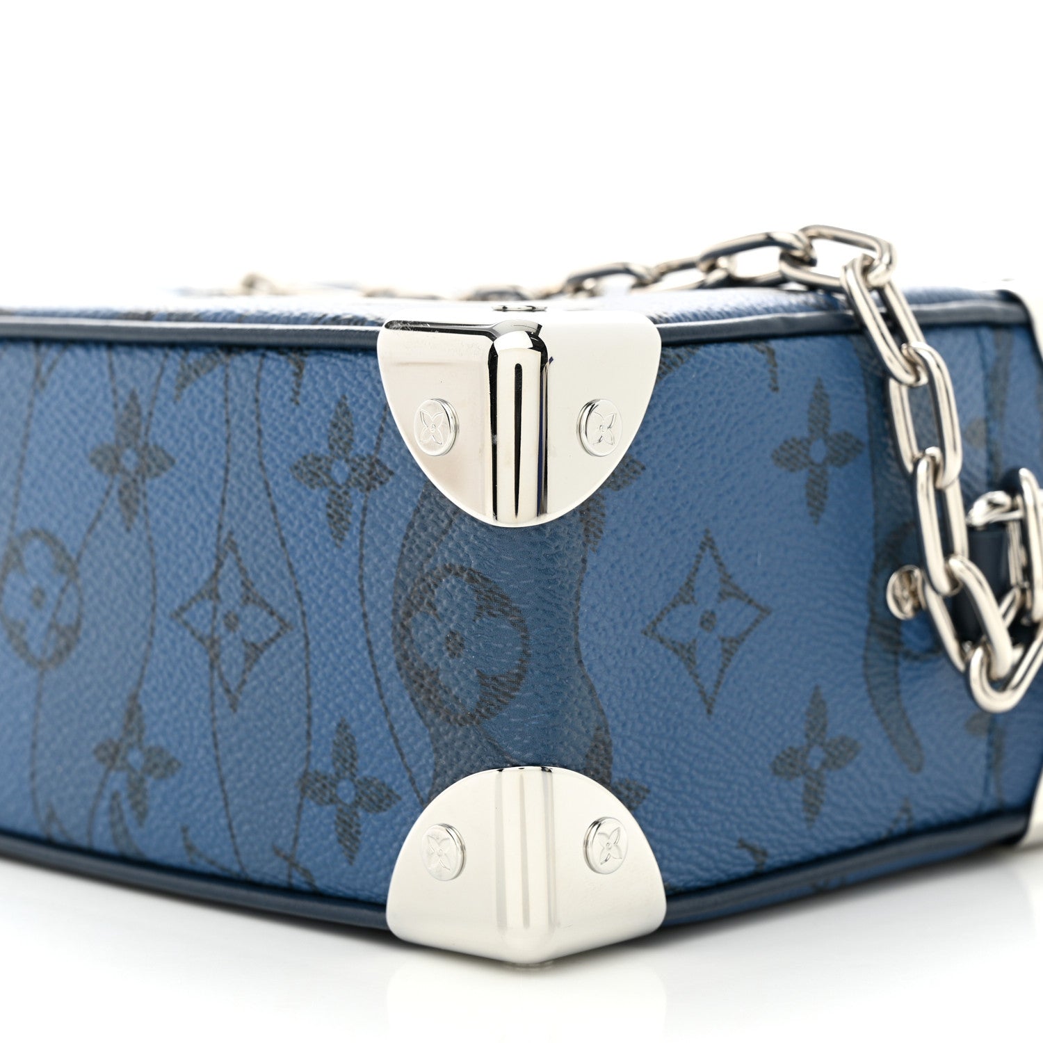 Louis Vuitton Monogram Aquagarden Mini Soft Trunk Abyss Blue 9 of 9