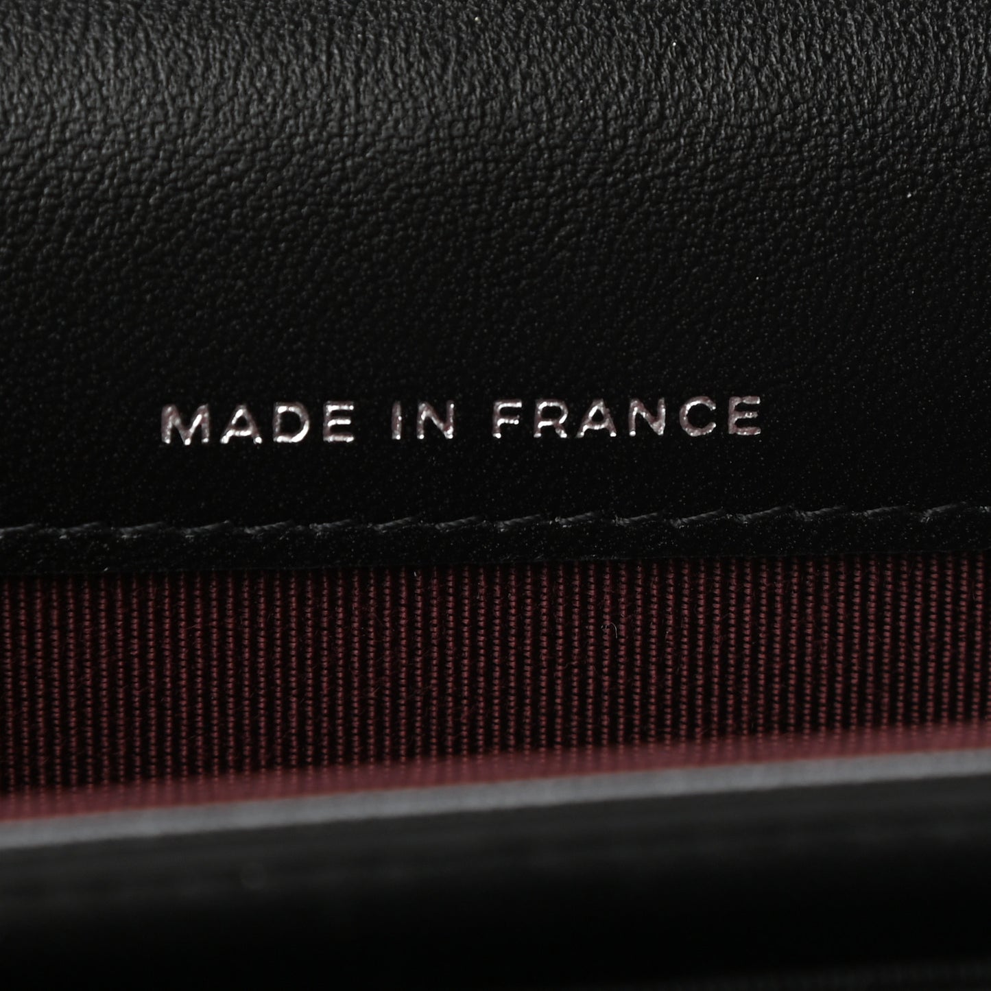 Lambskin Quilted Flap Card Holder Wallet Black