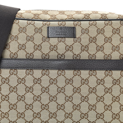 Gucci Monogram Messenger Bag Dark Brown 7 of 9
