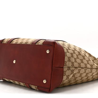 Gucci Monogram Large Marrakech Tote Red 11 of 12