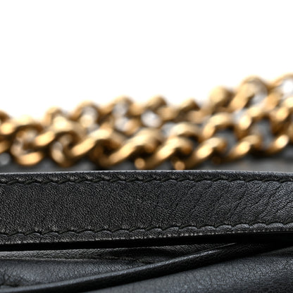 Gucci Calfskin Matelasse Small GG Marmont Shoulder Bag Black 13 of 13