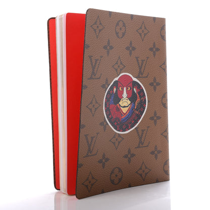 Louis Vuitton Reverse Monogram Kabuki Stickers Clemence Notebook 2 of 5
