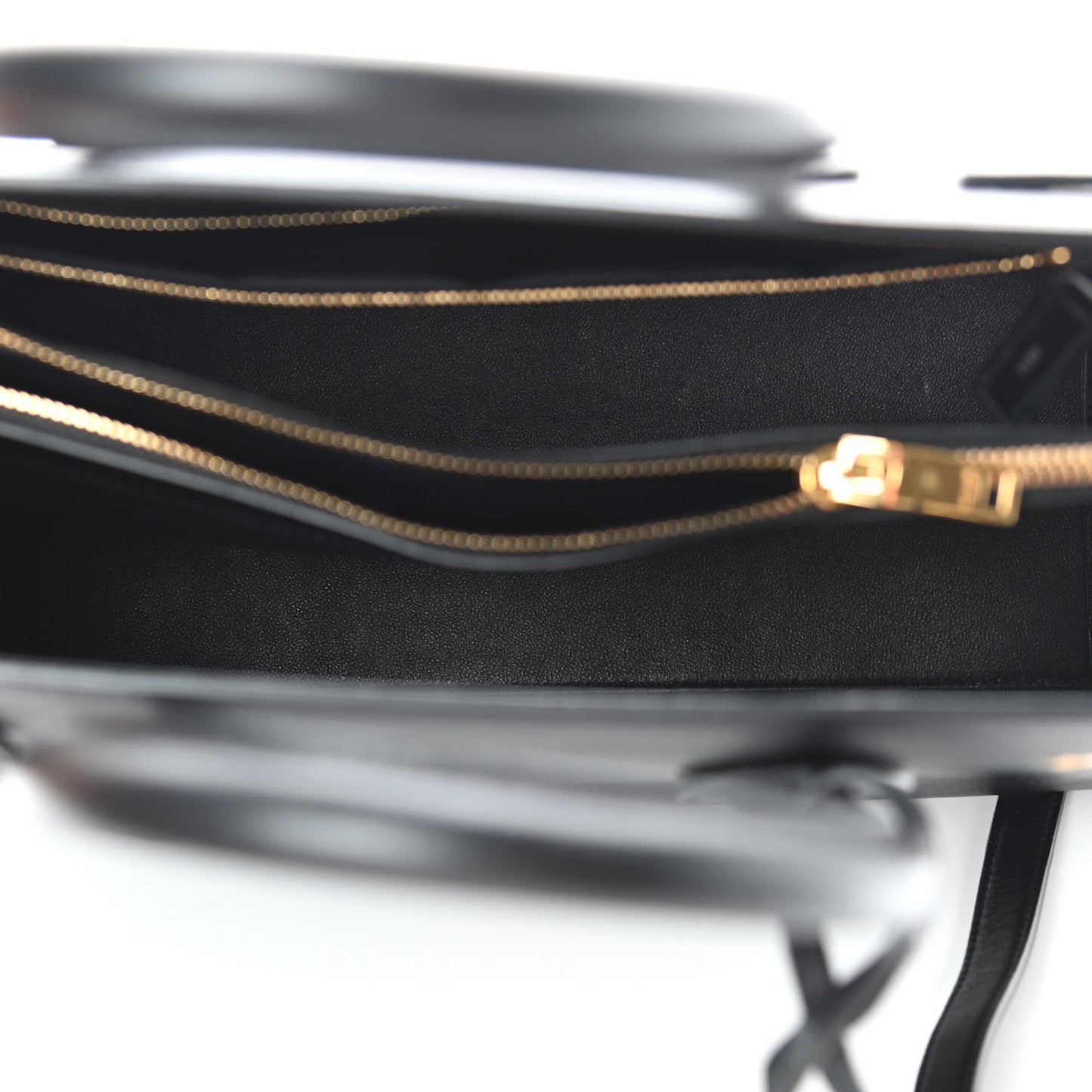 Calfskin Small Sac De Jour Black