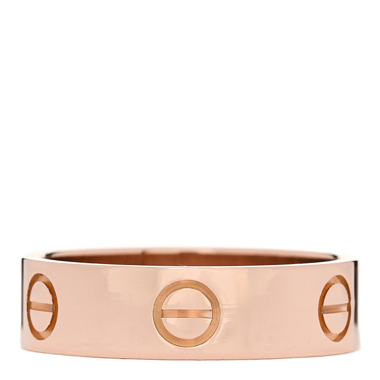 Cartier 18K Pink Gold 5.5mm LOVE Ring 56 7.75 3 of 4