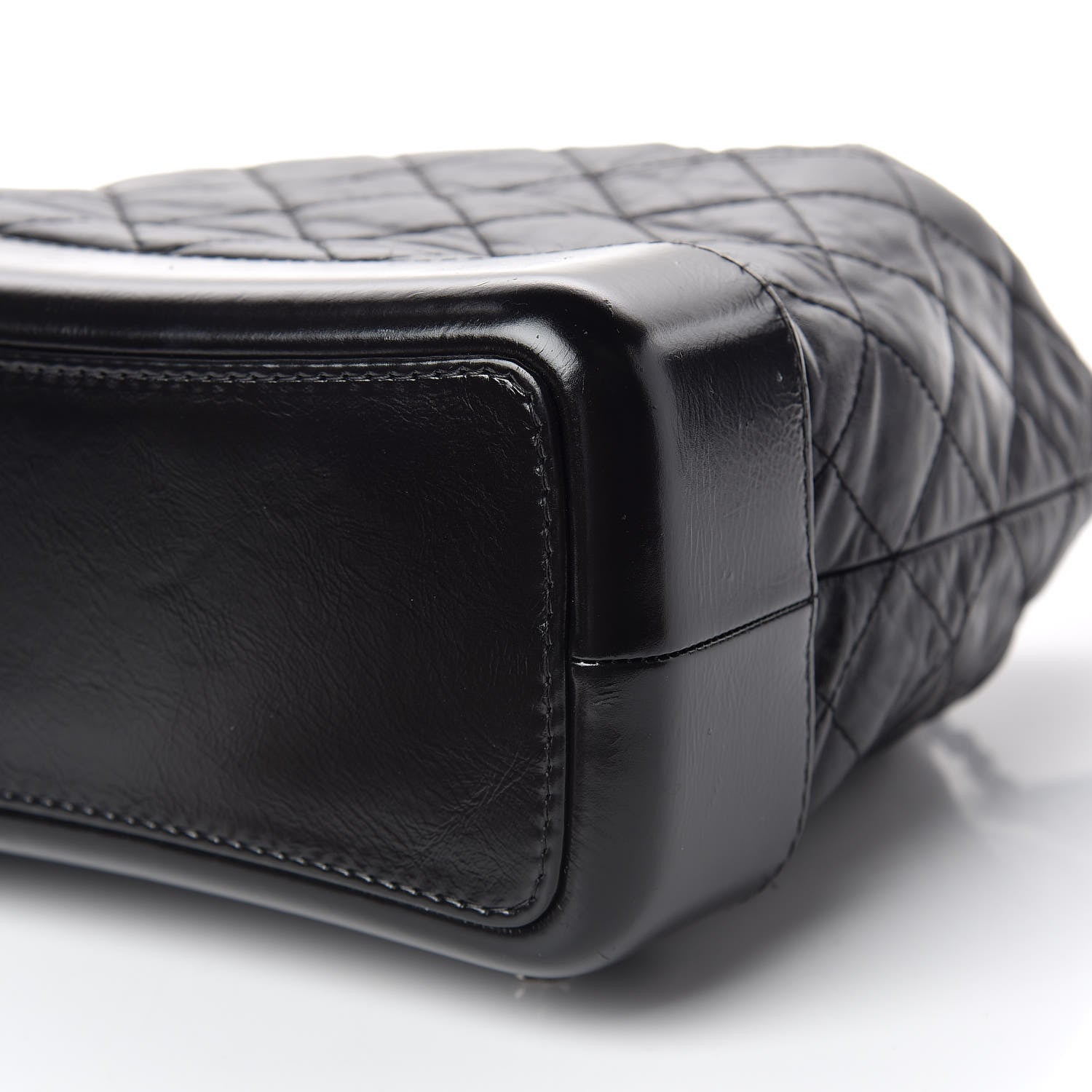 Chanel Aged Calfskin Quilted Gabrielle Backpack Black 6 of 9