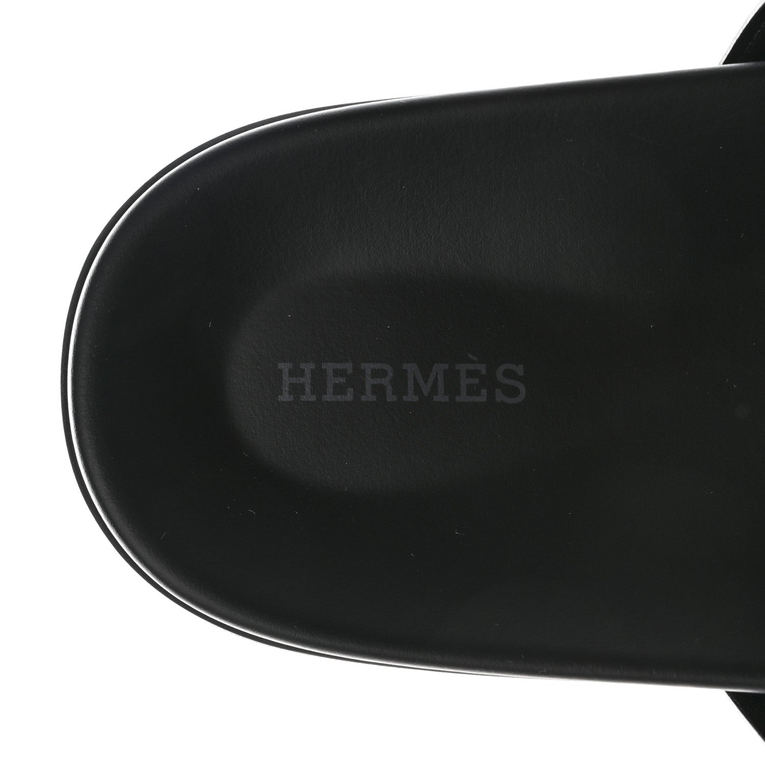 Hermes Calfskin Mens Chypre Sandals 44.5 Black 9 of 11