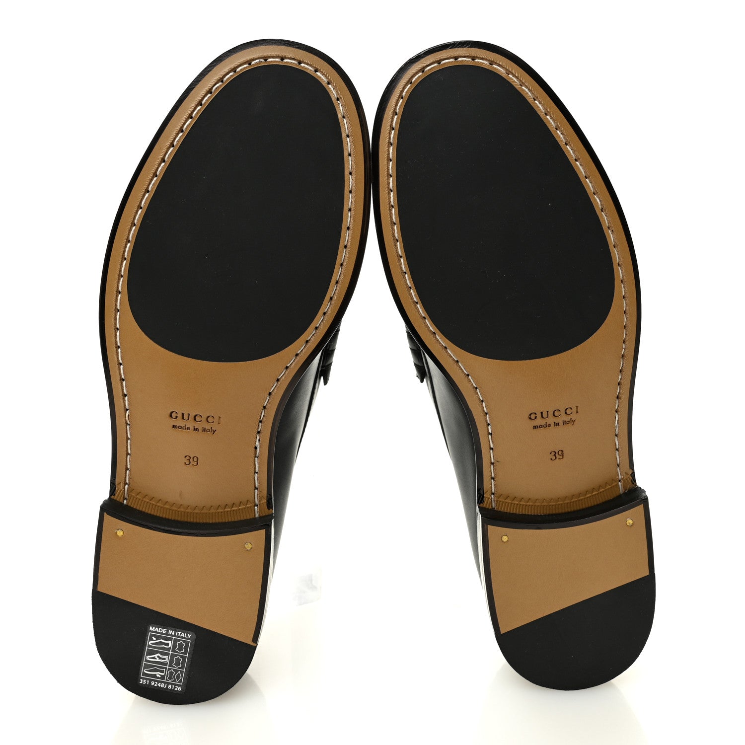 Gucci Calfskin Miro Soft Womens Mocassin Loafers 39 Black 7 of 9