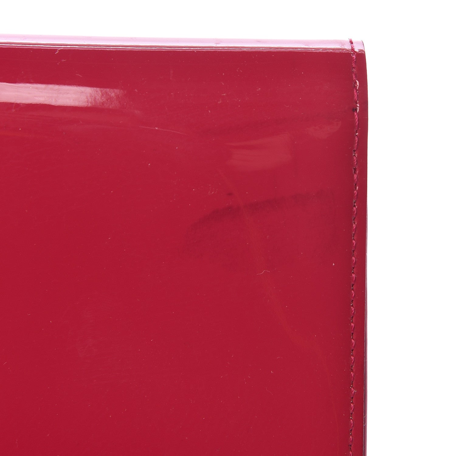 Louis Vuitton Patent Louise Clutch Rose Indien 9 of 9