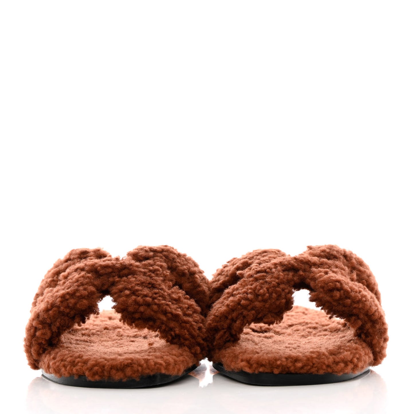 Woolskin Oran Sandals 38 Cognac