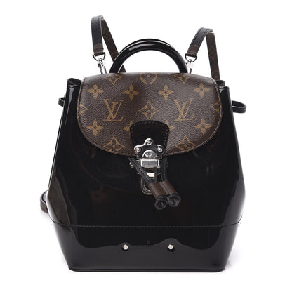 Louis Vuitton Patent Monogram Hot Springs Backpack Black 1 of 8