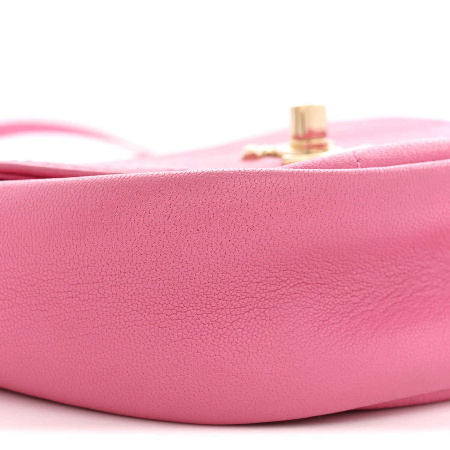 Chanel Goatskin Stitched Casual Trip Messenger Flap Pink 8 of 9