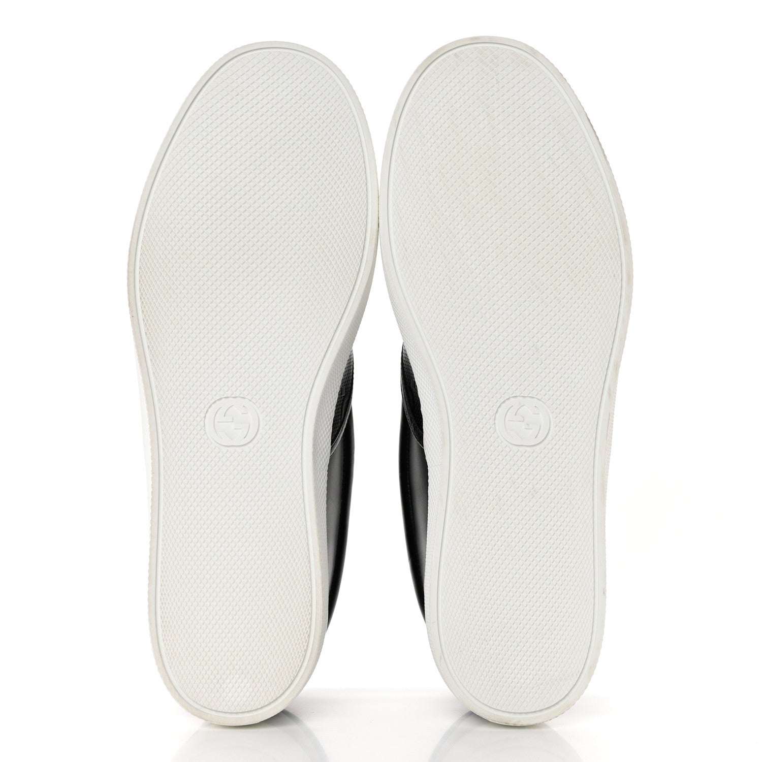 Gucci Calfskin GG Monogram Embossed Perforated Mens Dublin Slip On Sneakers 11 Black 5 of 9