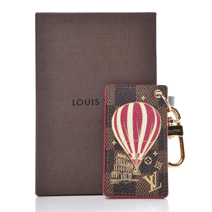 Louis Vuitton Damier Ebene Illustre Air Balloon Bag Charm Grenade 7 of 7