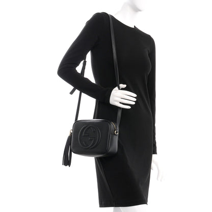 Gucci Pebbled Calfskin Small Soho Disco Bag Black 2 of 7