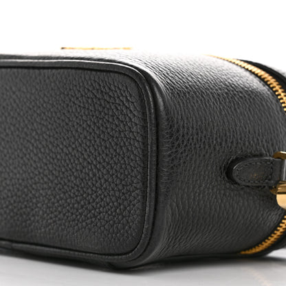 Prada Vitello Daino Mini Vanity Top Handle Bag Black 9 of 11