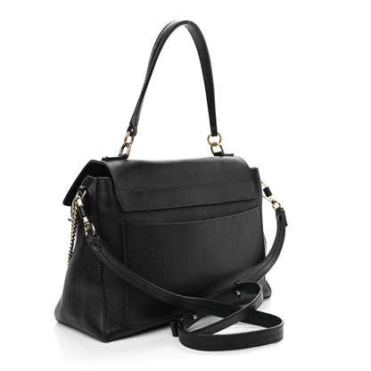 Chloe Calfskin Medium Faye Day Shoulder Bag Black 3 of 11