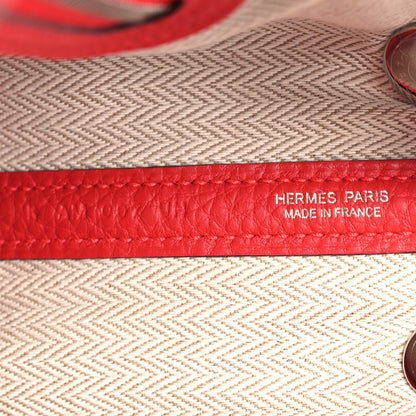 Hermes Togo Neo Garden 23 Rouge Radieux 5 of 9