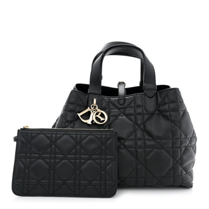 Christian Dior Calfskin Macrocannage Medium Toujours Black 3 of 11