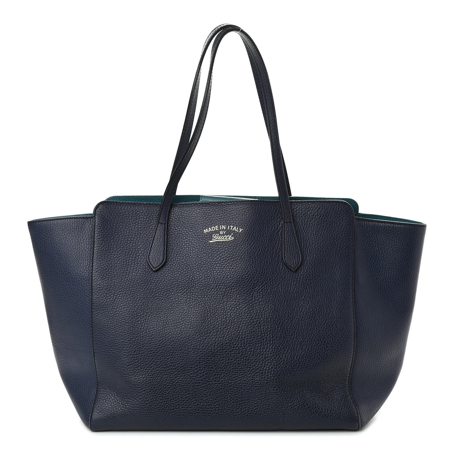 Gucci Dollar Calfskin Medium Swing Tote Marine Deep Cobalt 1 of 8