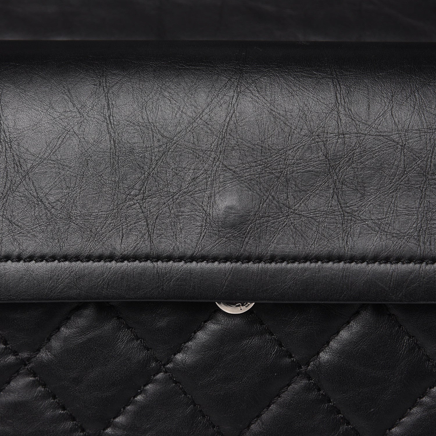 Chanel Aged Calfskin Quilted 2.55 Reissue 226 Flap Black 10 of 12