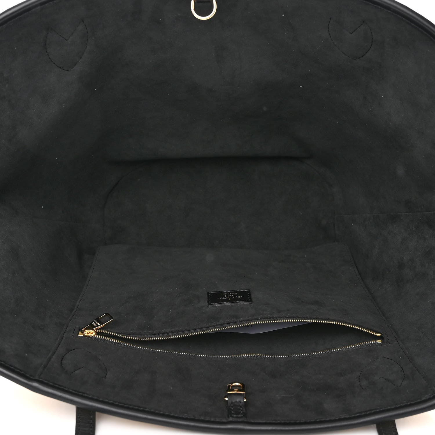 Louis Vuitton Raffia Saint Jacques Tote Black 5 of 9