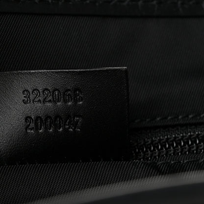 Gucci GG Supreme Monogram Flap Messenger Bag Black Grey 7 of 10