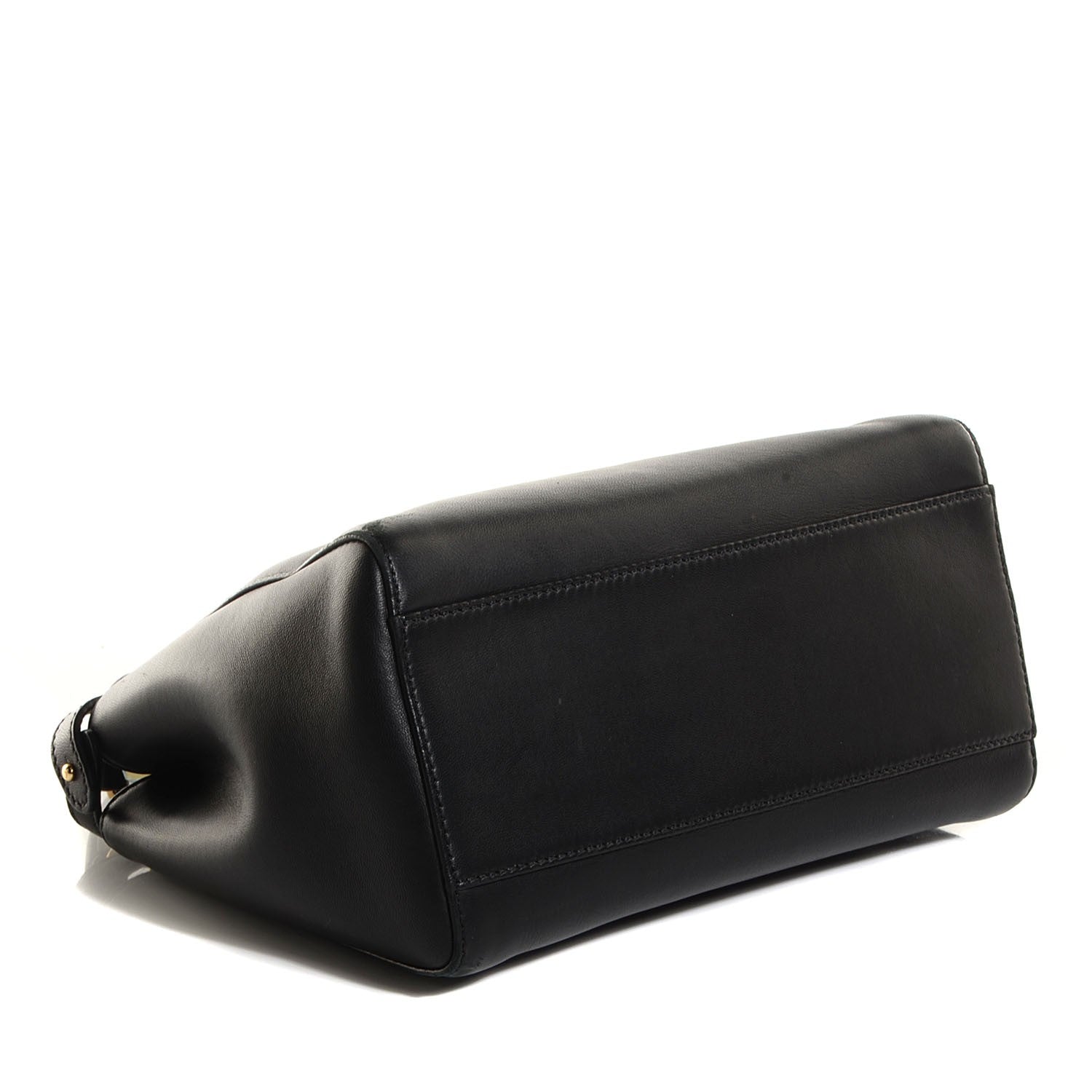 Fendi Nappa Mini Peekaboo Iconic Satchel Black 4 of 6