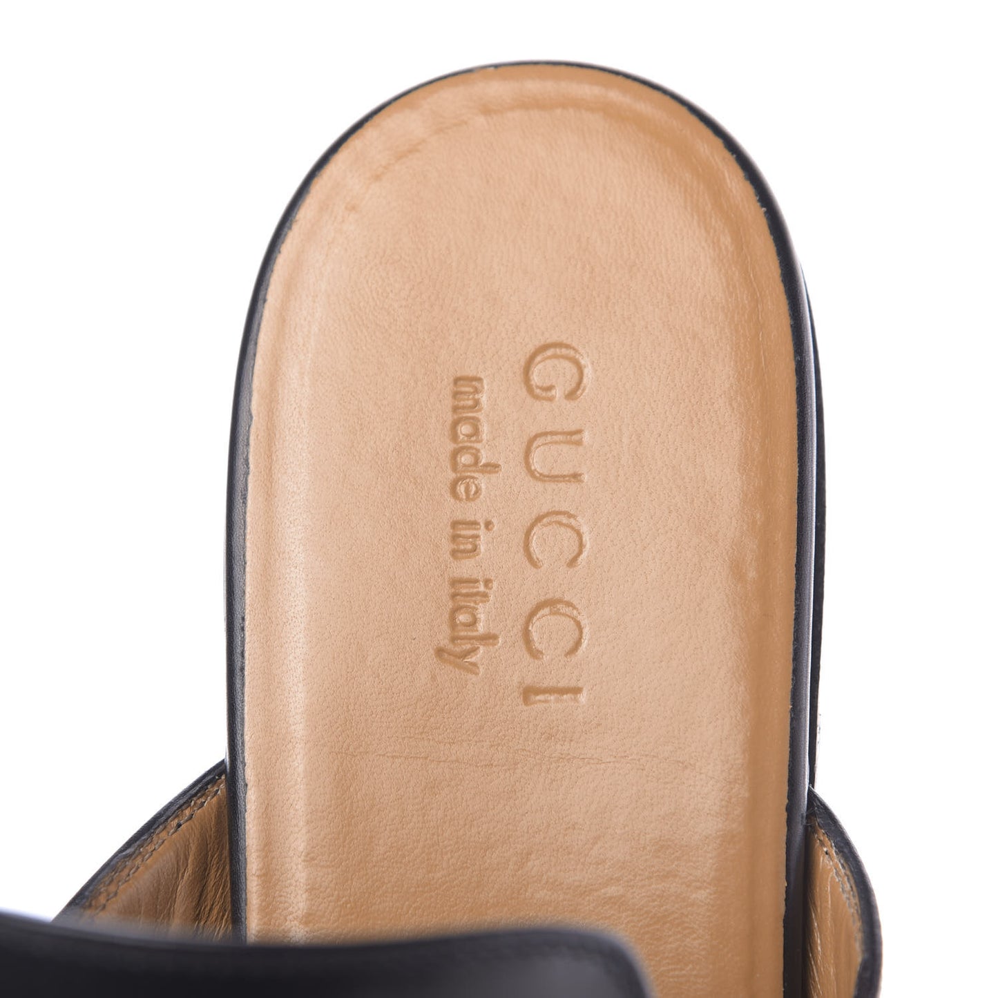 Calfskin Mens Princetown Slippers 8.5 Black