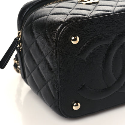 Chanel Caviar Quilted Small CC Vanity Case Black 8 of 9