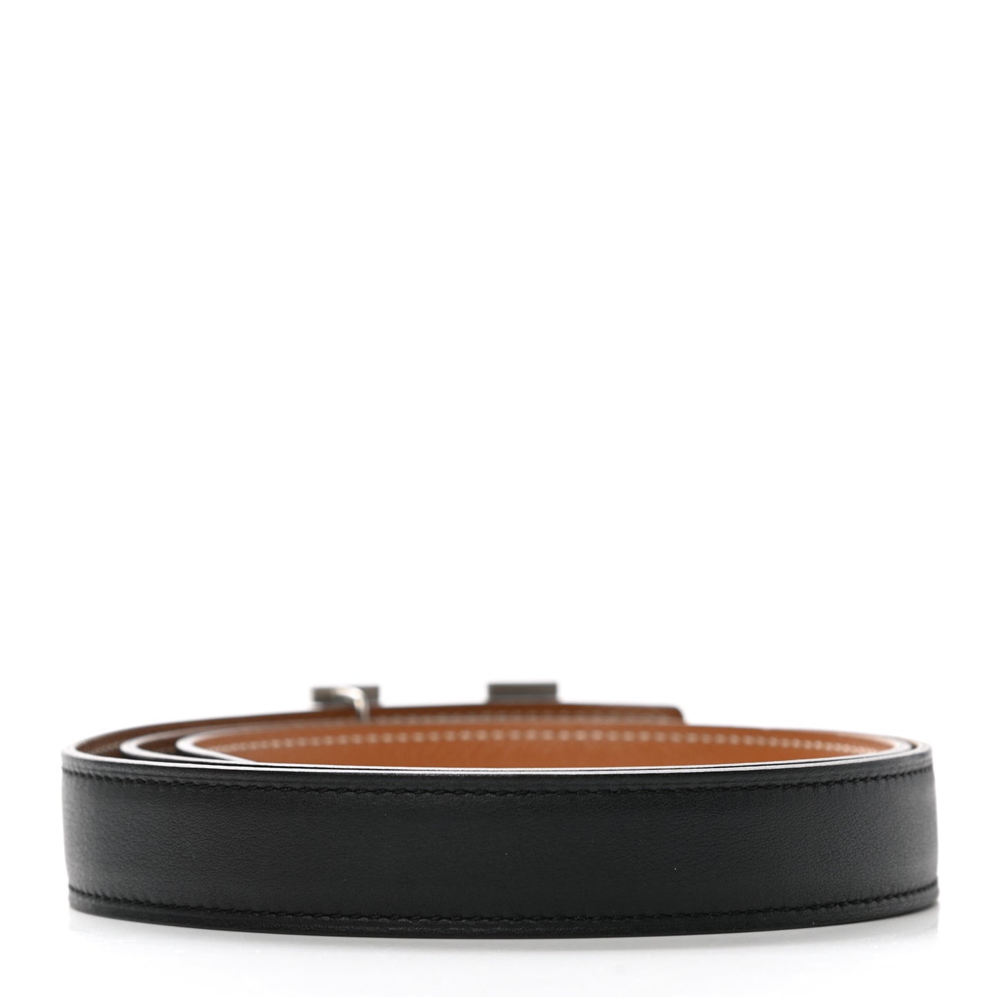 Swift Epsom 24mm H Belt 85 Black Gold
