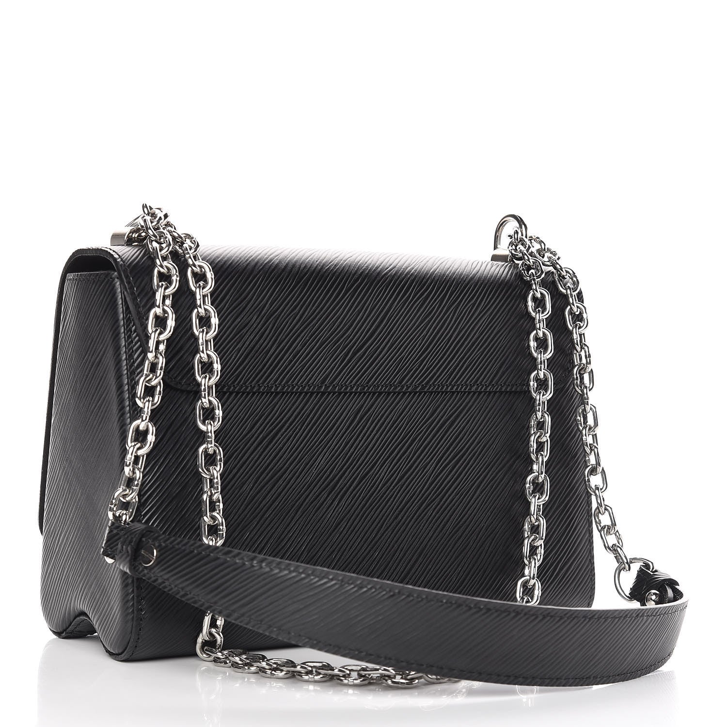 Louis Vuitton Epi Twist Shoulder Bag MM Black 3 of 10