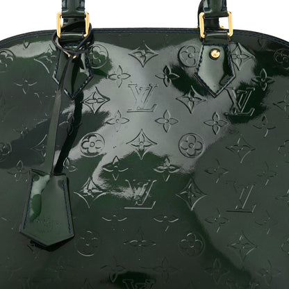 Louis Vuitton Vernis Alma GM Blue Nuit 8 of 14