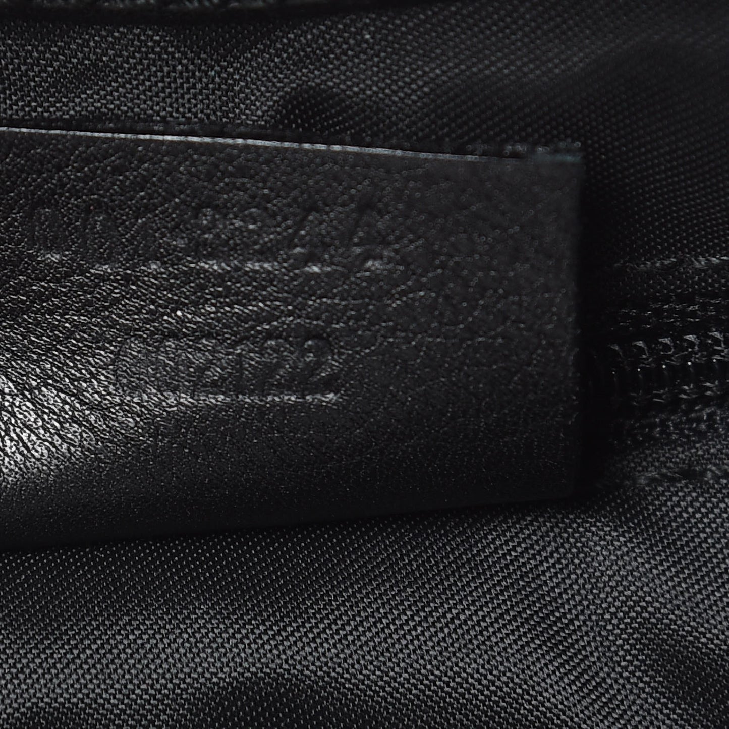 Calfskin Bamboo Shoulder Bag Black
