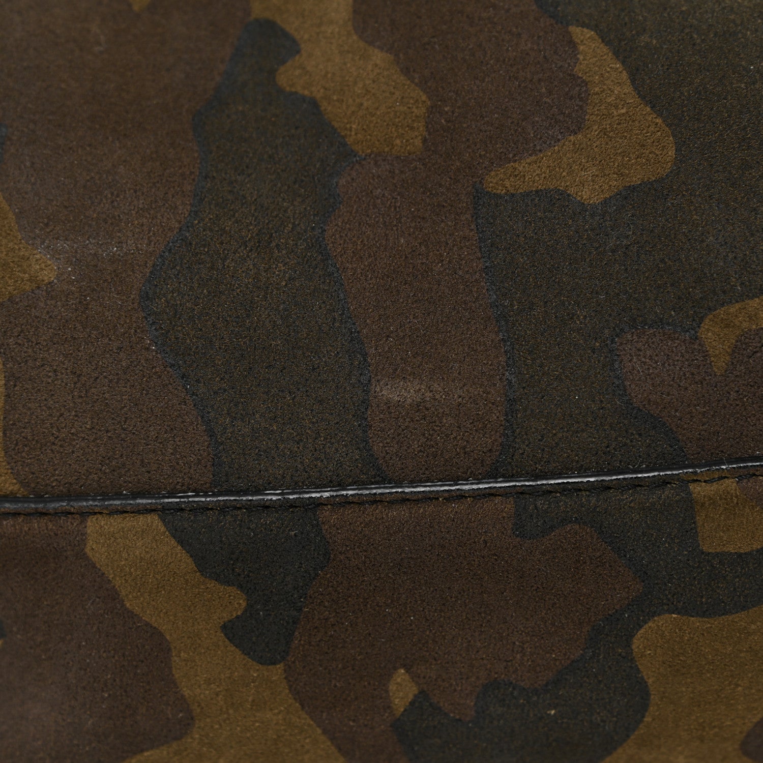 Burberry Calfskin Suede Camouflage Hobo Bag Multicolor 15 of 21