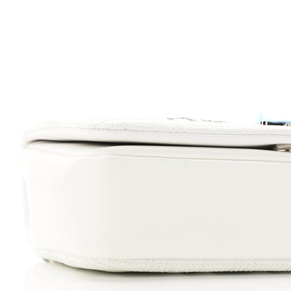 Burberry Patent Quilted Horseferry Print Small Lola Bag White 8 of 8