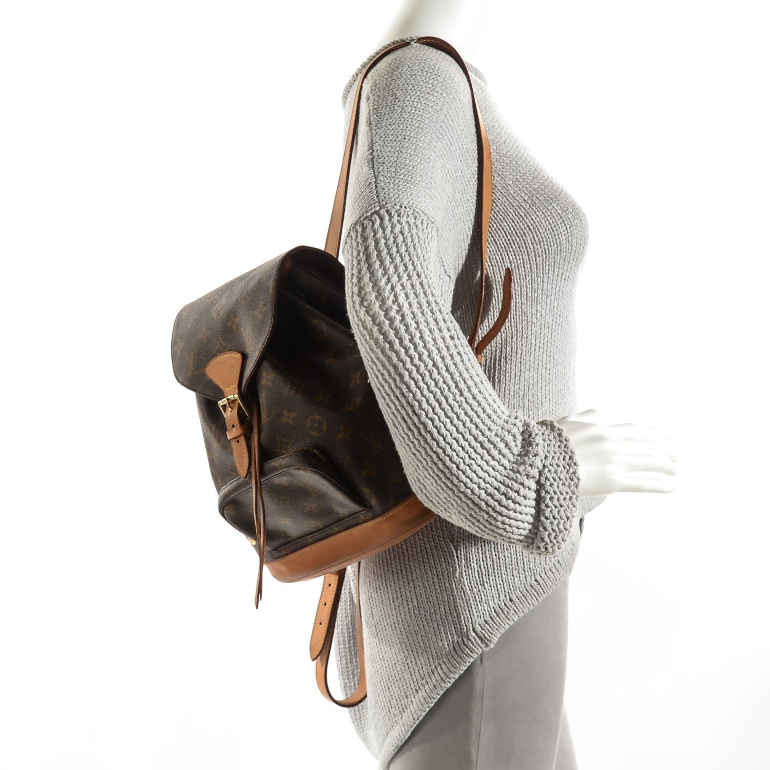 Louis Vuitton Monogram Montsouris MM Backpack 2 of 6