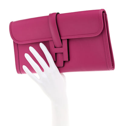 Hermes Swift Jige Elan 29 Clutch Rose Pourpre 2 of 7