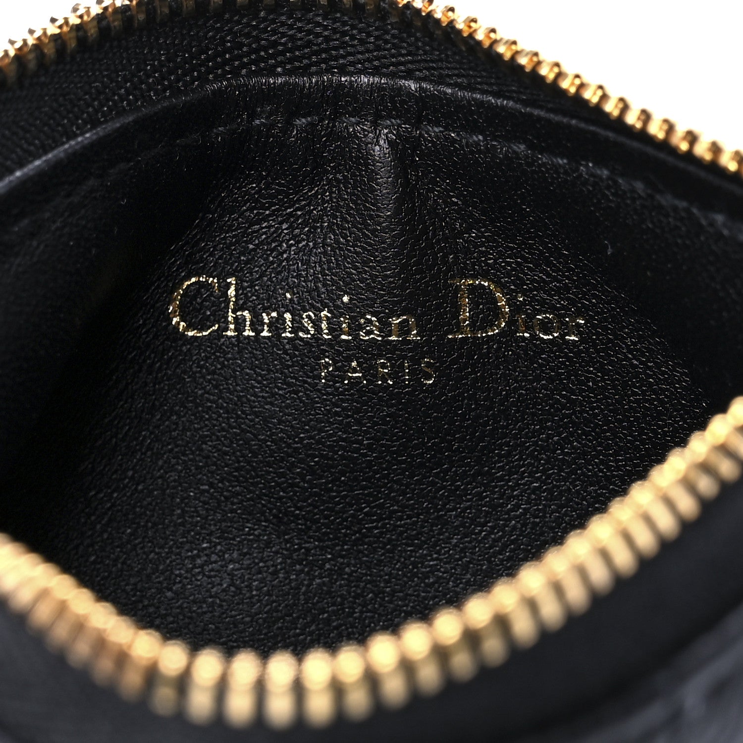 Christian Dior Supple Calfskin Cannage Caro Multifunctional Pouch Black 9 of 15