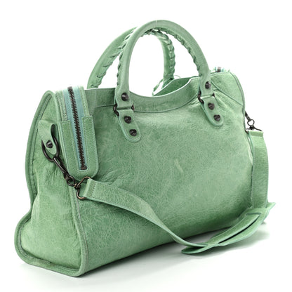 Balenciaga Agneau Classic Hardware City Vert D'eau 3 of 10