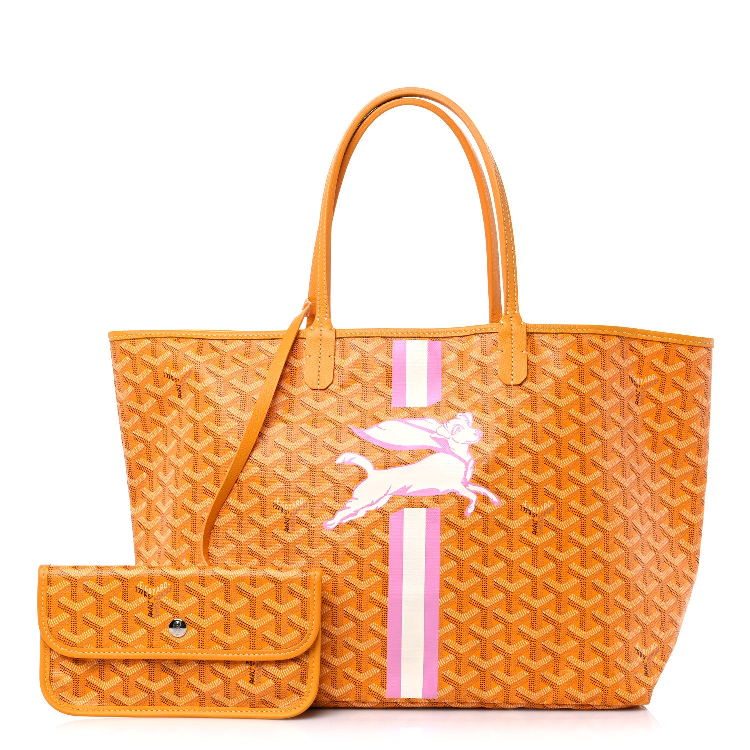 Goyard Goyardine Super Dog Saint Louis PM Yellow 1 of 8