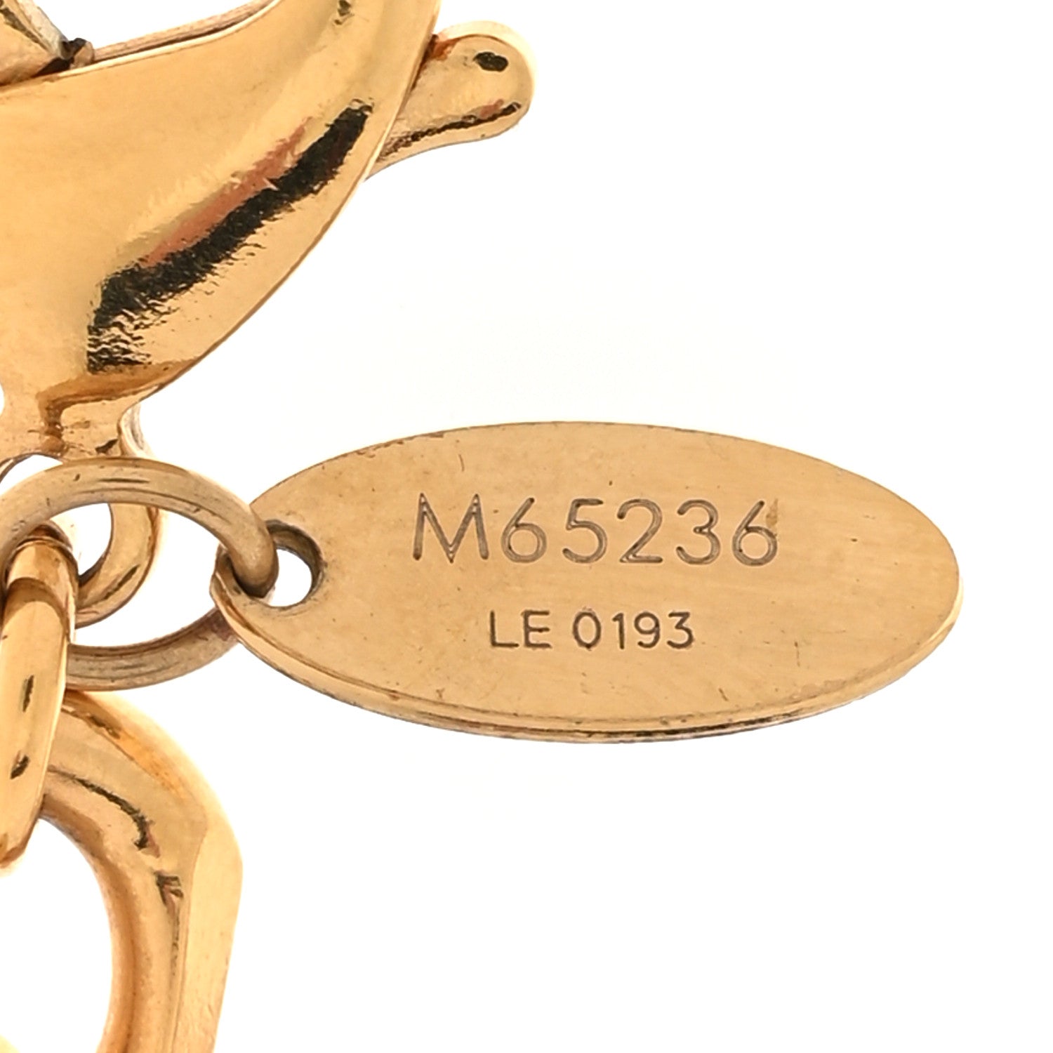 Louis Vuitton Monogram Hide and Seek Necklace Gold Black 6 of 7