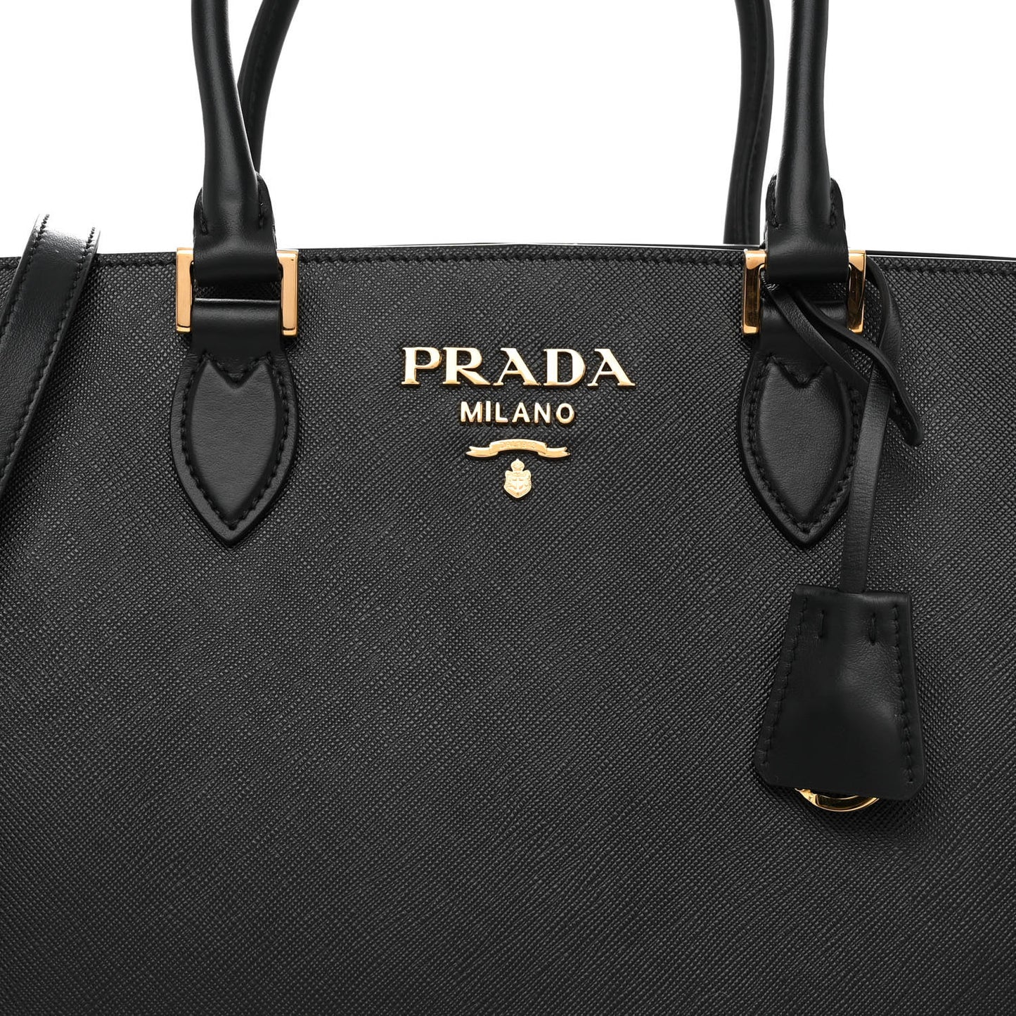 Saffiano Soft Calfskin Tote Black