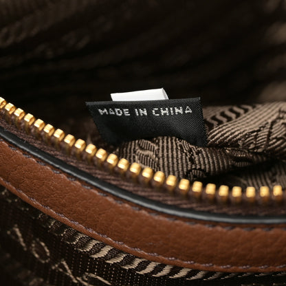 Prada Vitello Daino Tote Brown 7 of 9