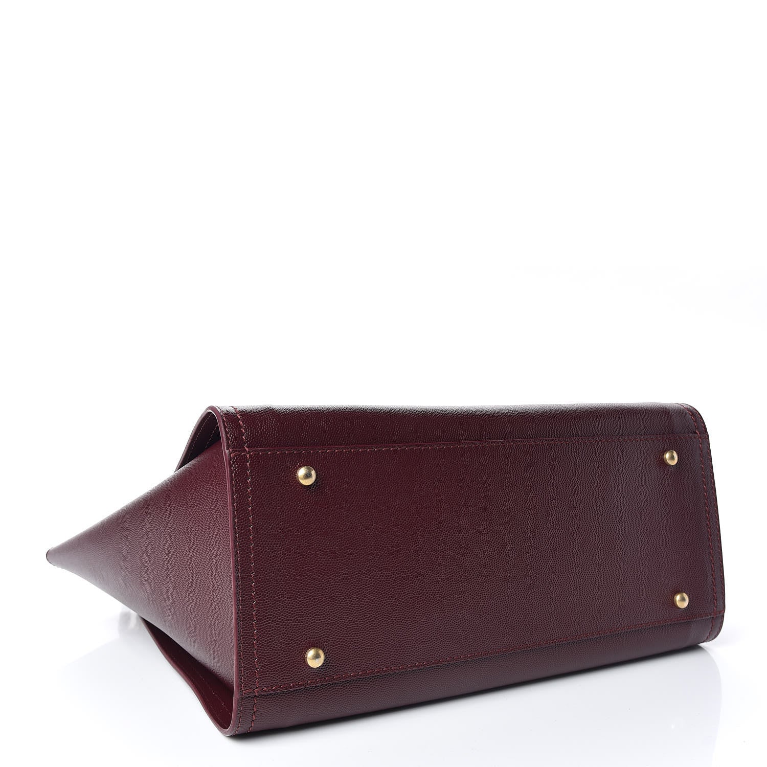 Chanel Caviar Small Studded Deauville Tote Burgundy 5 of 10