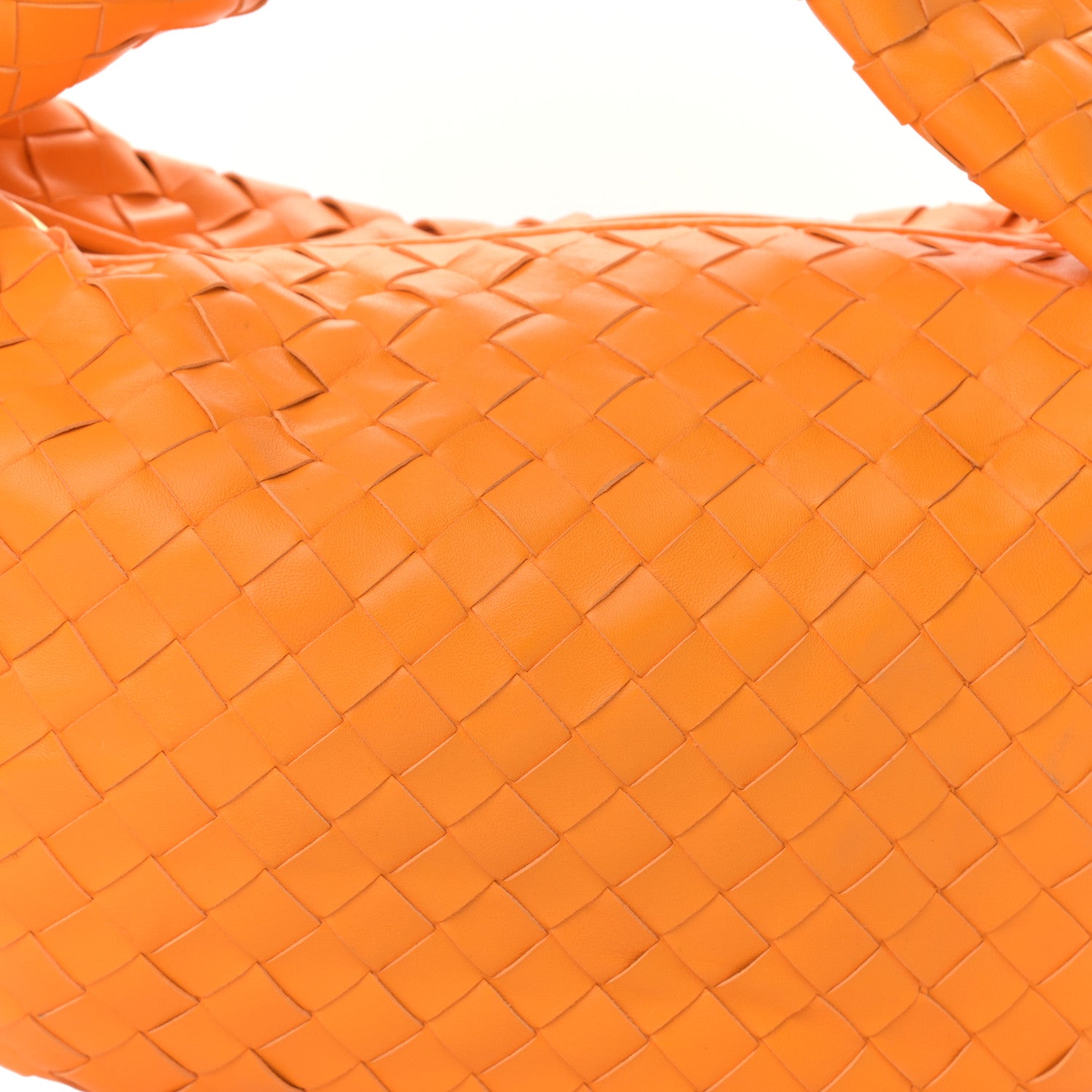 Bottega Veneta Nappa Intrecciato Teen Jodie Hobo Orange 9 of 9