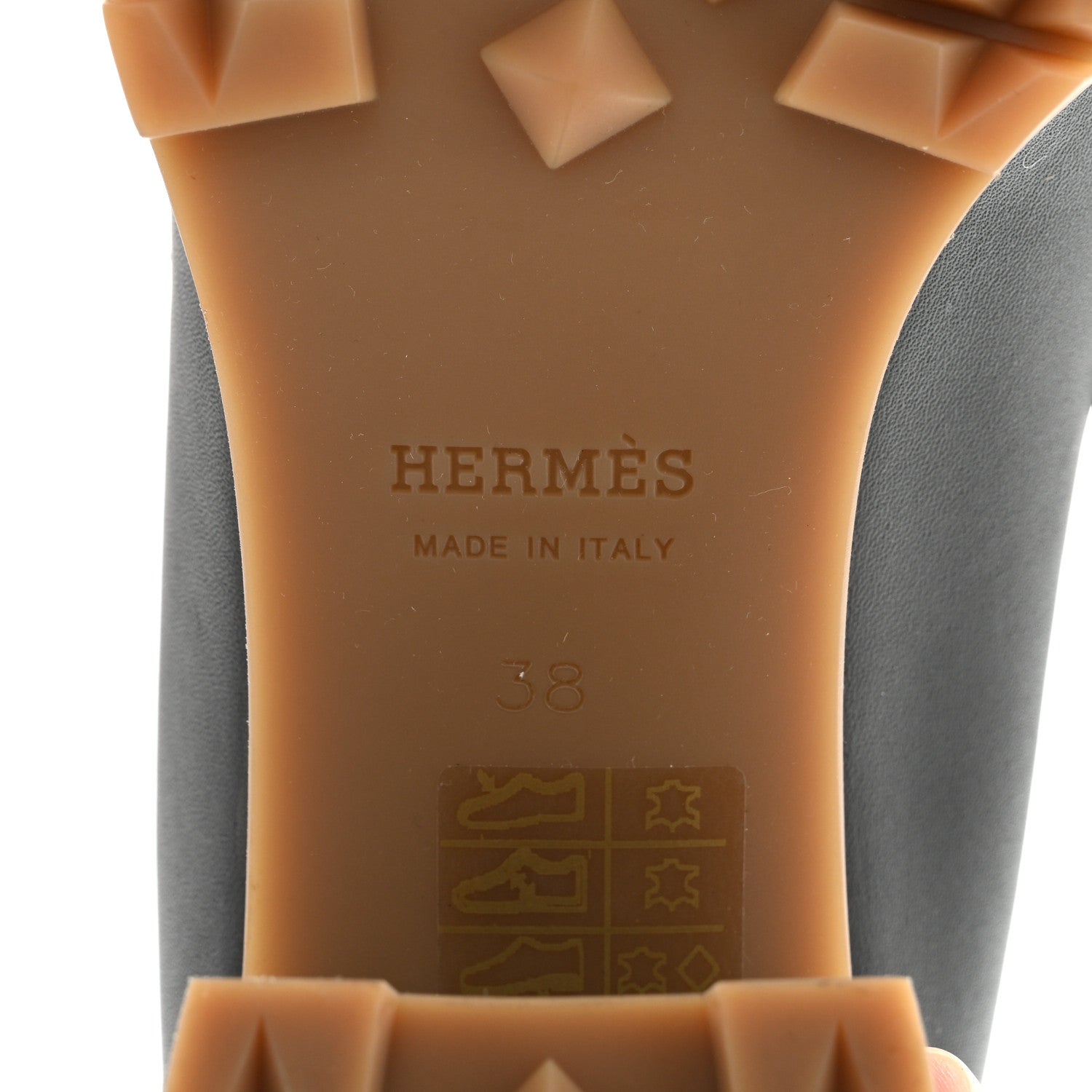 Hermes Calfskin Womens Foch 60 Pump 38 Black 7 of 11