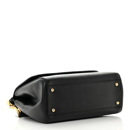 Dolce & Gabbana Dauphine Small Miss Sicily Satchel Black 4 of 20